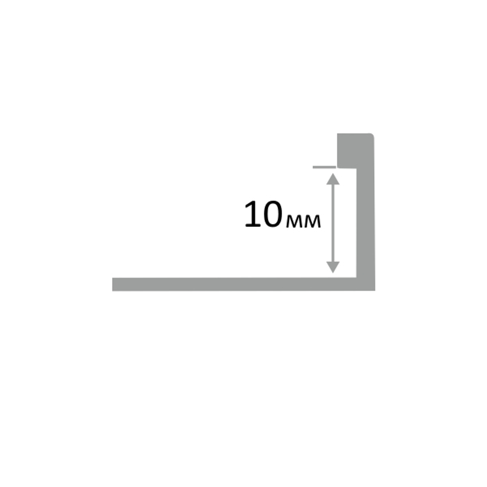 ЛПг 10мм "PW" 2,5м Полир. Г-об. гибкий латунь