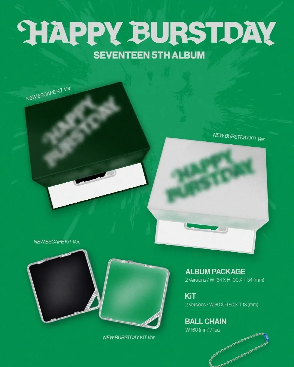 Альбом SEVENTEEN - HAPPY BURSTDAY [KiT ver.]