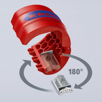 Труборез для пластиковых труб и уплотнительных втулок KNIPEX BiX® 902210BK