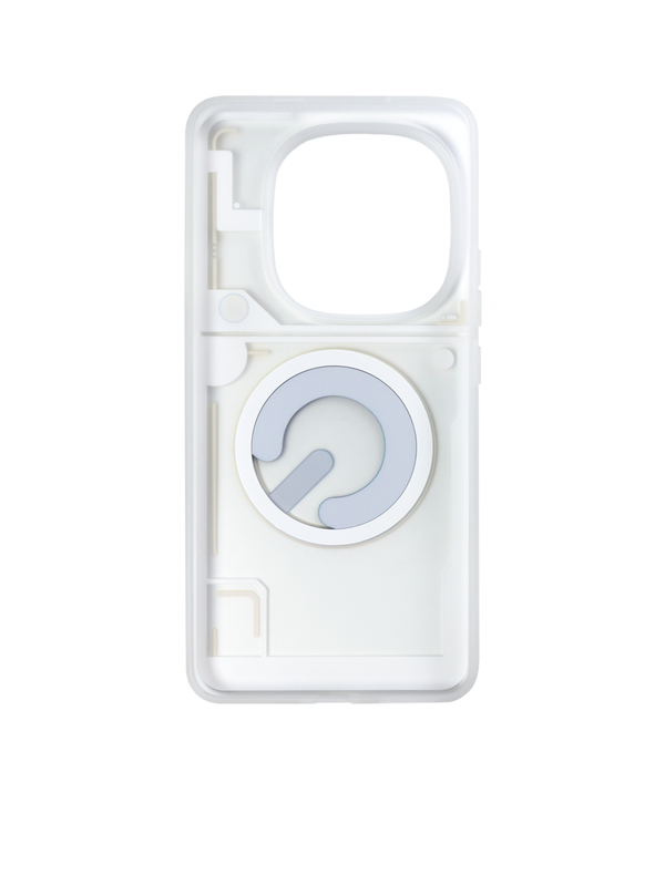 Защитный чехол для IQOO 13 с Magsafe Прозрачный Черно-желтый (Transparent Black-yellow)