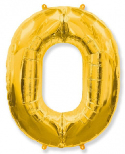 Цифра "0" золото