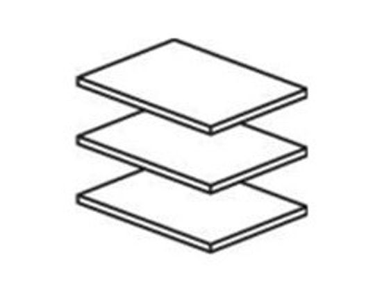 Полки к 1-но створчатому шкафу АФИНА / ПАТРИСИЯ 3 шт