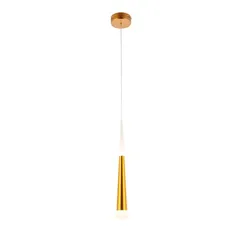 SLE200103-01 Светильник подвесной Золотистый/Золотистый, Белый LED 1*7W 3000K ORPELO