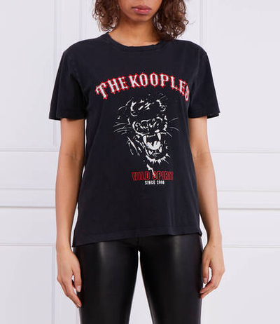 Футболка The Kooples - черный(FTSC26046K)