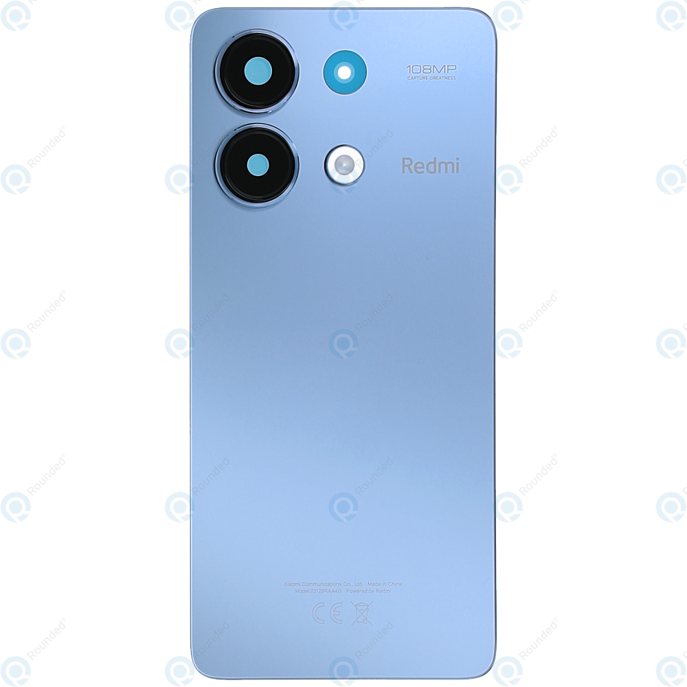 Xiaomi Redmi Note 13 4G (23129RAA4G) - Задняя крышка (корпус) в сборе с со стеклом камеры и вспышки (ORIG-SP)