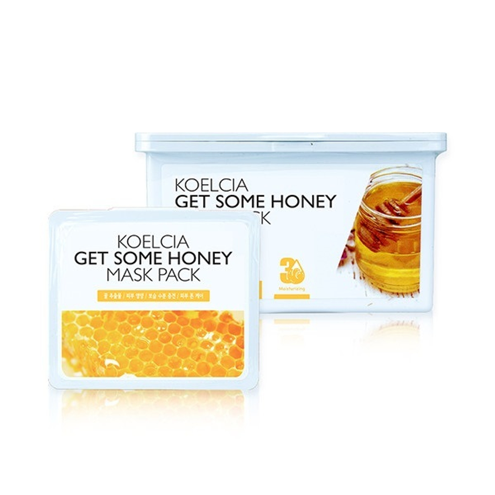 Тканевая маска с экстрактом меда Koelcia Get Some Honey Mask Pack 30шт