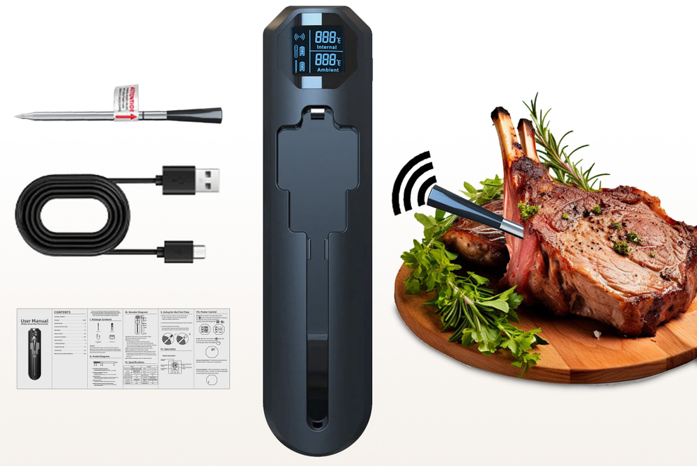 Цифровой термометр Model 5, беспроводной, BT, с зарядным кейсом