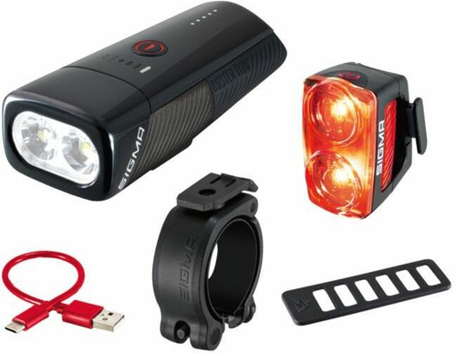 Фара+Фонарь BUSTER 1100 CREE передняя 1100 люмен, 4 режима USB / RL 150 SIGMA