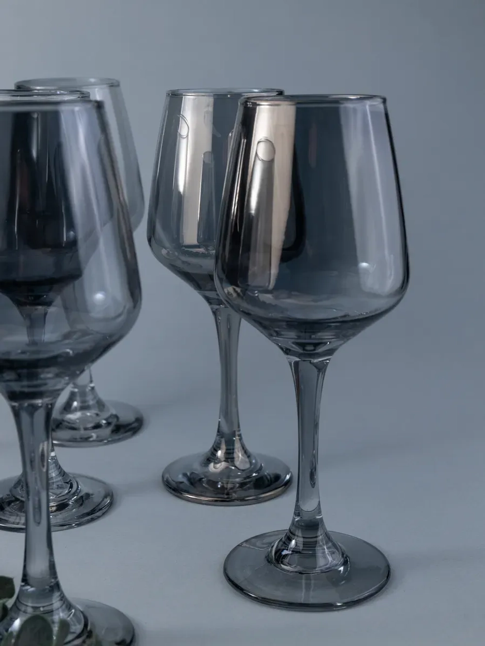 Набор бокалов для вина, 450 мл, 6 шт. серые