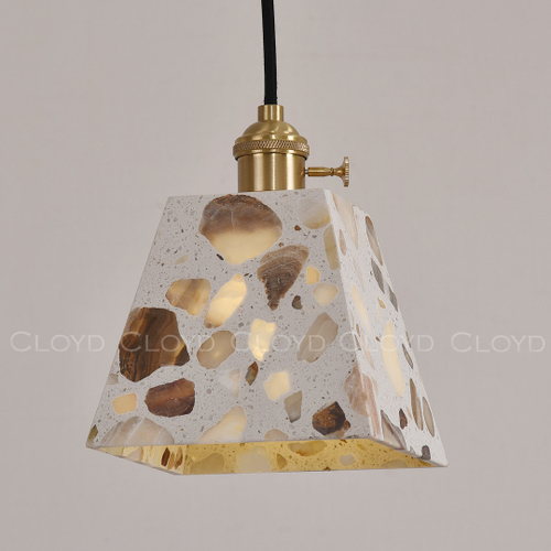 Подвесной светильник Cloyd MATERIA P1 / pyramid - латунь (арт.12182)