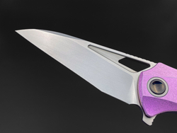 Складной нож Magpie M390 CrystalTi pink
