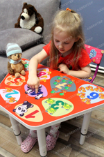 Стол ТРАПЕЦИЯ регулируемый ЦИФРЫ