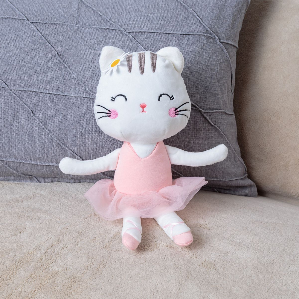 Мягкая игрушка Кошка из велюра для девочек мальчиков подарок