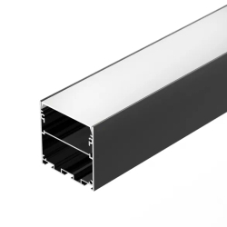 Профиль LINE-M-5050-2000 BLACK (Arlight, Алюминий) 053403