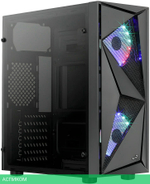 Корпус AeroCool ATX Без БП Glider (Cosmo-G-BK-v1)