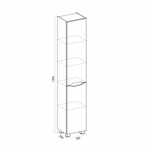 Пенал "Лайн-35" универсальный  (350*1895*296) (ПВХ)