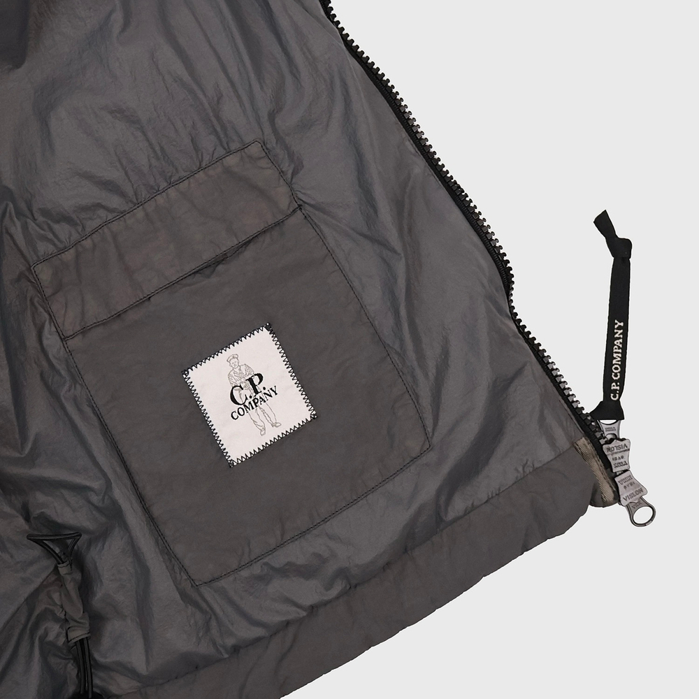 Пуховик C.P. Company Flatt Nylon Down Dark Grey