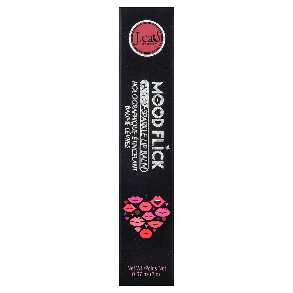 J.Cat Beauty, Mood Flique, бальзам для губ с голографическим сиянием, MLB102, Out of Retrotroph, 2 г (0,07 унции)