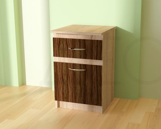 дуб сонома / олива шоколад