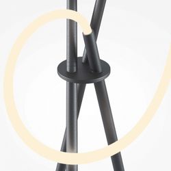 Настольная лампа декоративная Maytoni Crochet MOD369TL-L15B3K