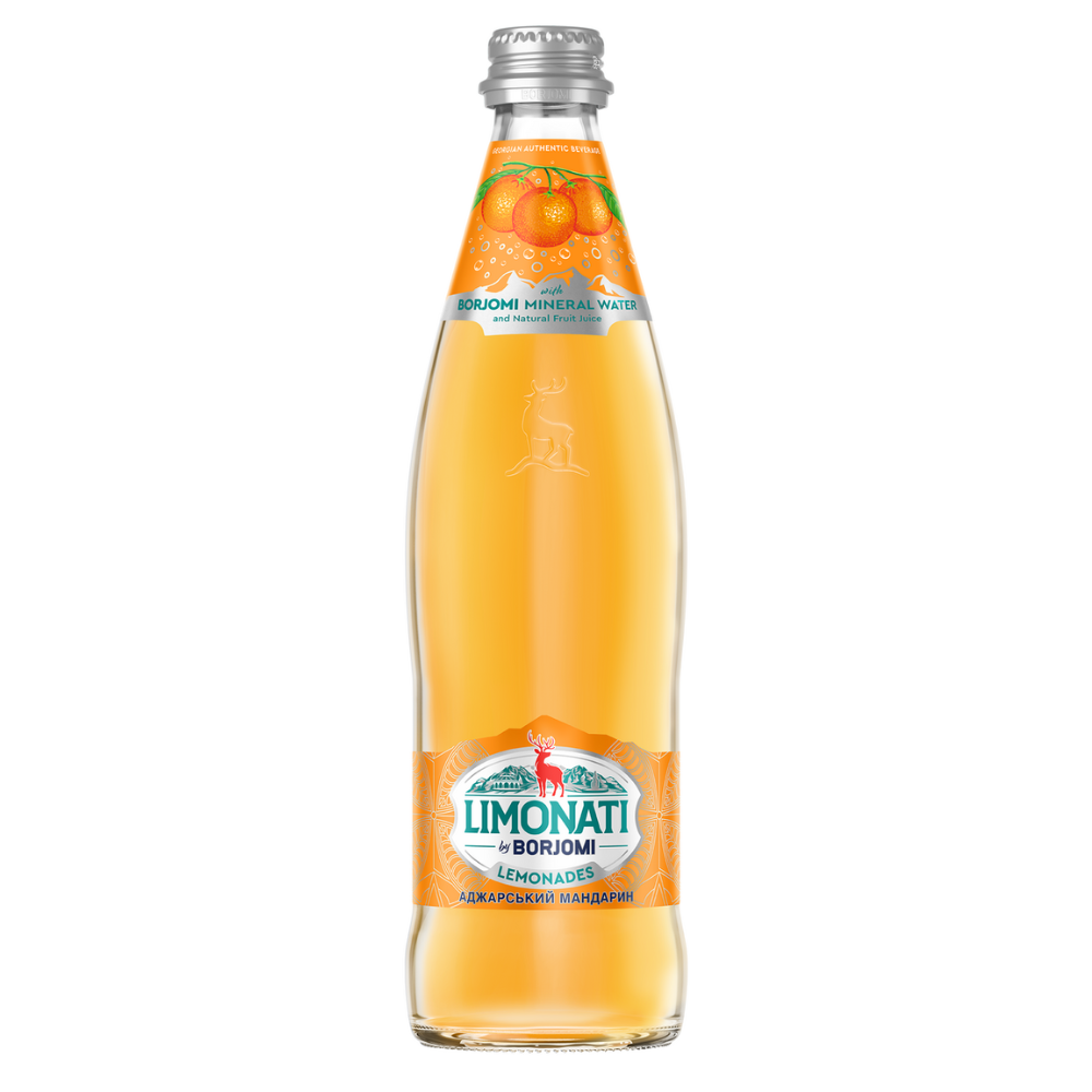Напиток Borjomi Limonati Аджарский мандарин 0,5 л стекло