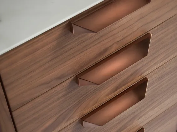 Комод Angel Cerda CP1806-A, 107х60 см, орех, керамика