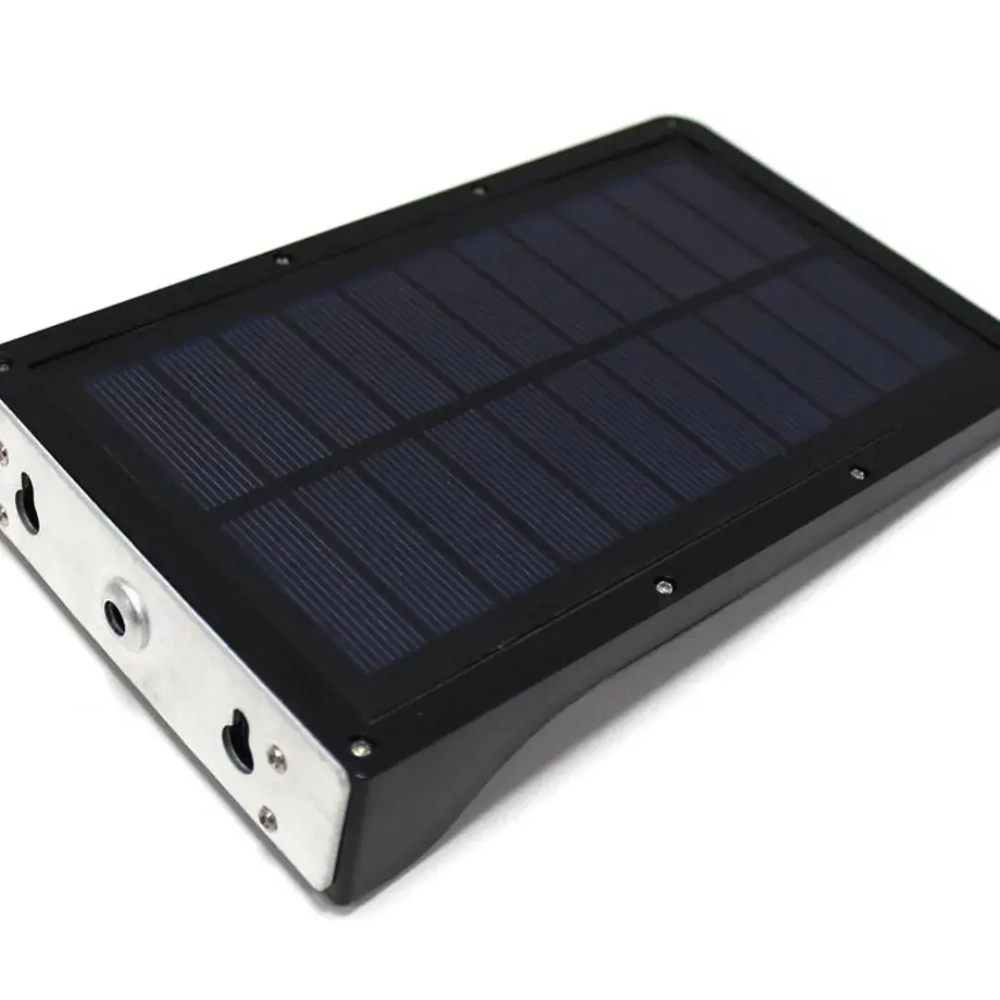 Светильник светодиодный на солнечной батарее с датчиком движения (5.5V,2.5W,18650Li,3.7V,2000mAh,36SMD Led,6500К,раб. время8-10ч,заряд.4-6ч,IP44,180х1 WMC TOOLS WMC-RK-SWC6011-PIR