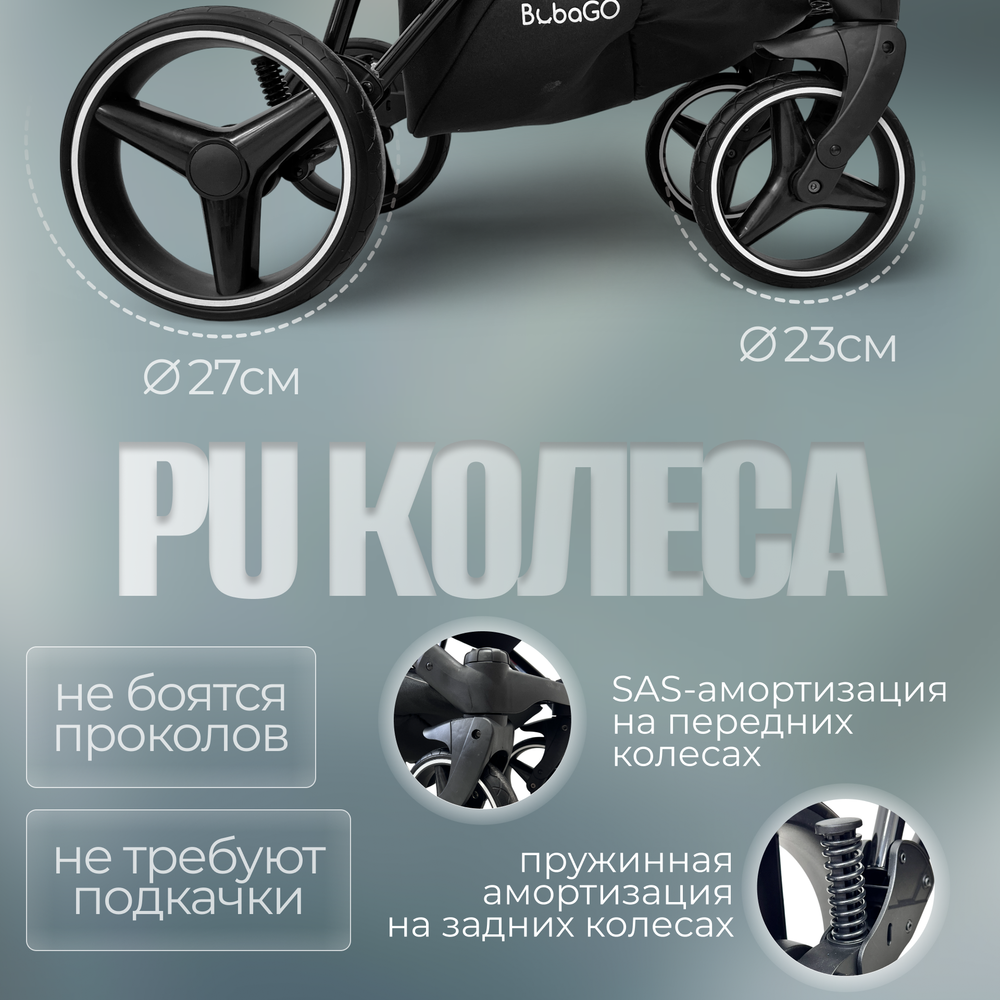 Модульная коляска BubaGO Savella 3в1