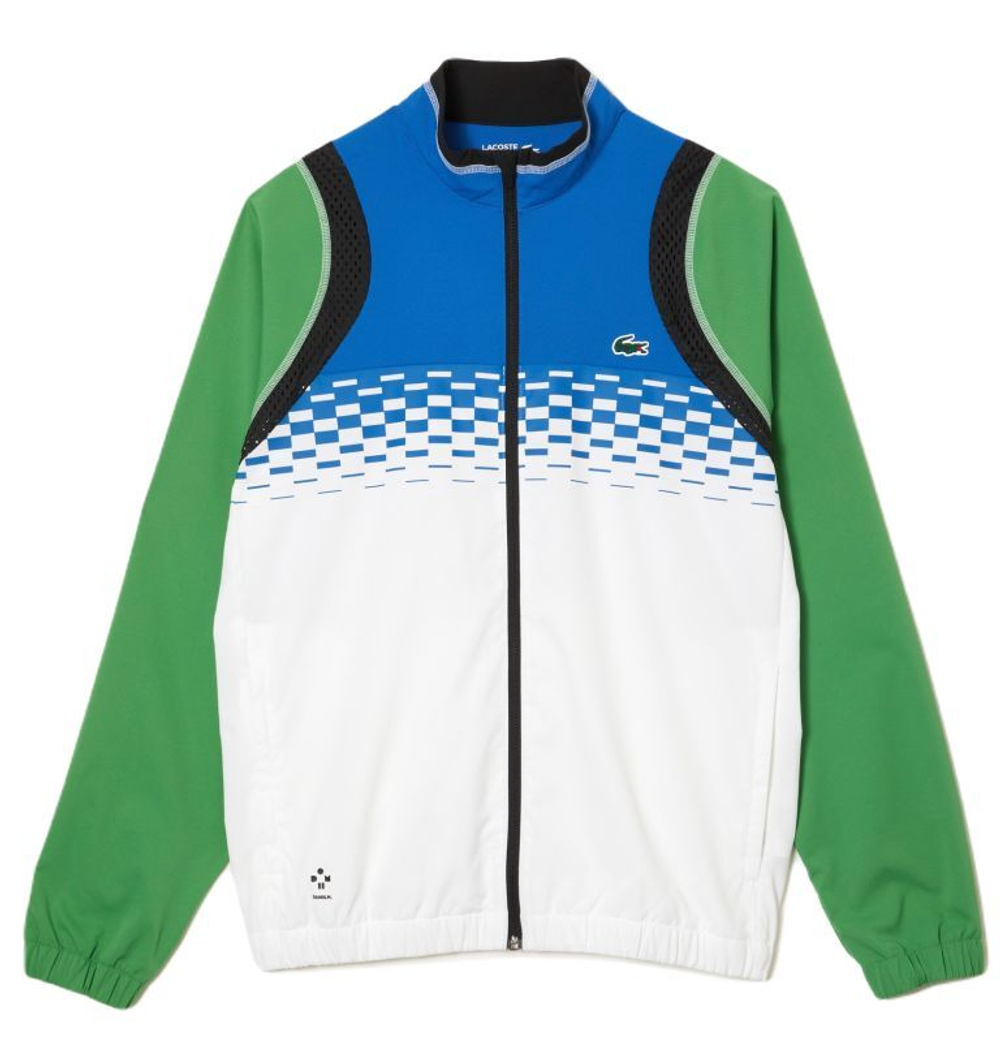 Мужской теннисный костюм Lacoste Tennis x Daniil Medvedev Jogger Set - зеленый
