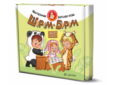 Игра настольная "Шурум-бурум" животные 4+
