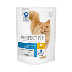 Perfect Fit корм для кошек домашние с курицей (Indoor)