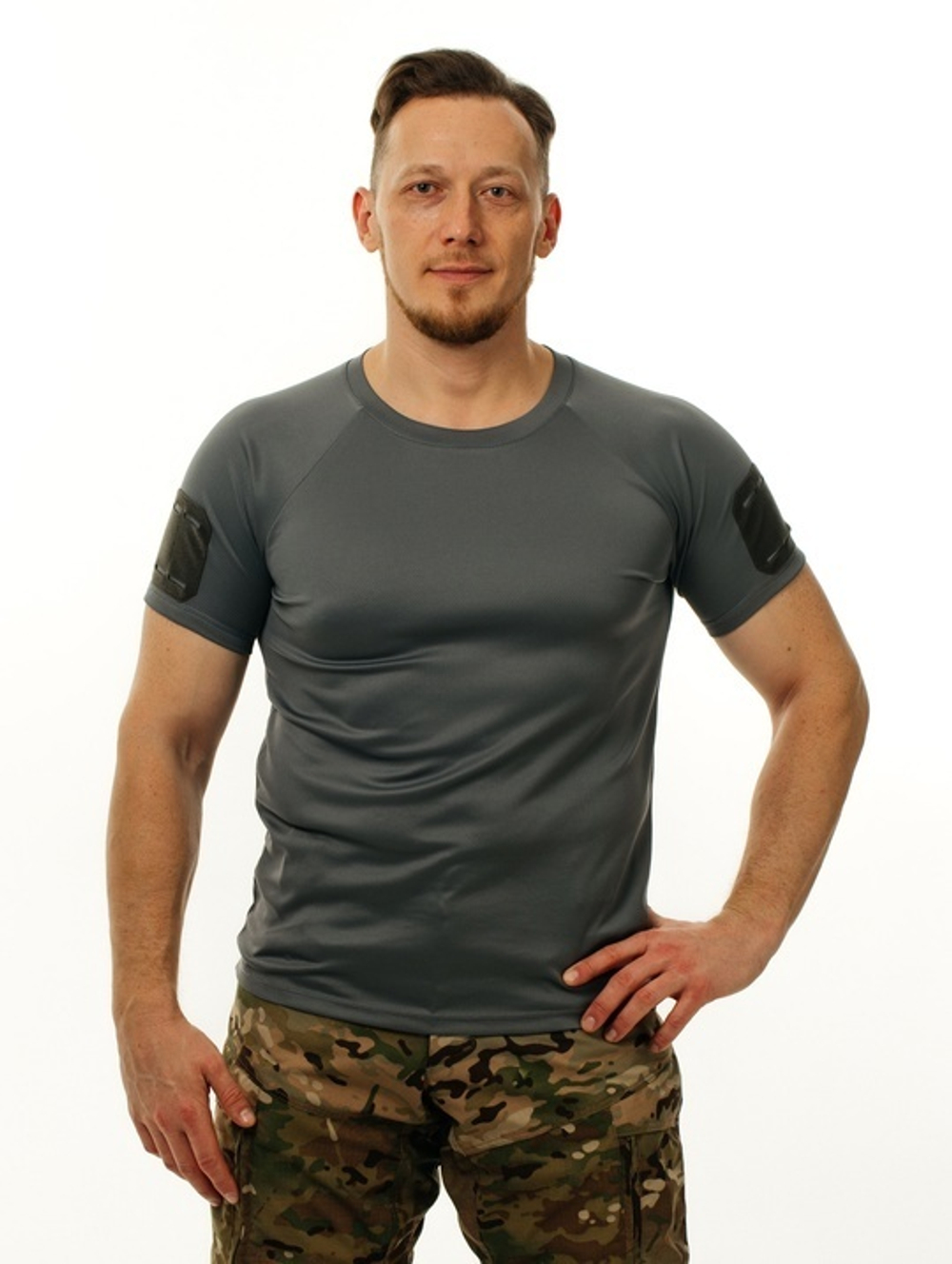 Футболка влагоотводящая ArmyProject серая