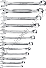 ЗУБР 12 шт, 6 - 22 мм, набор комбинированных гаечных ключей, Профессионал (27088-H12)