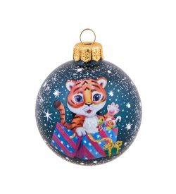 Элита НФШ-1628/2 Ел.украшение Шар «Тигренок» 65 мм