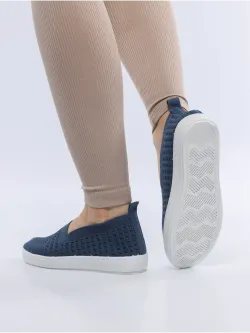 Мокасины летние текстильные