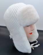 Женская шапка-ушанка