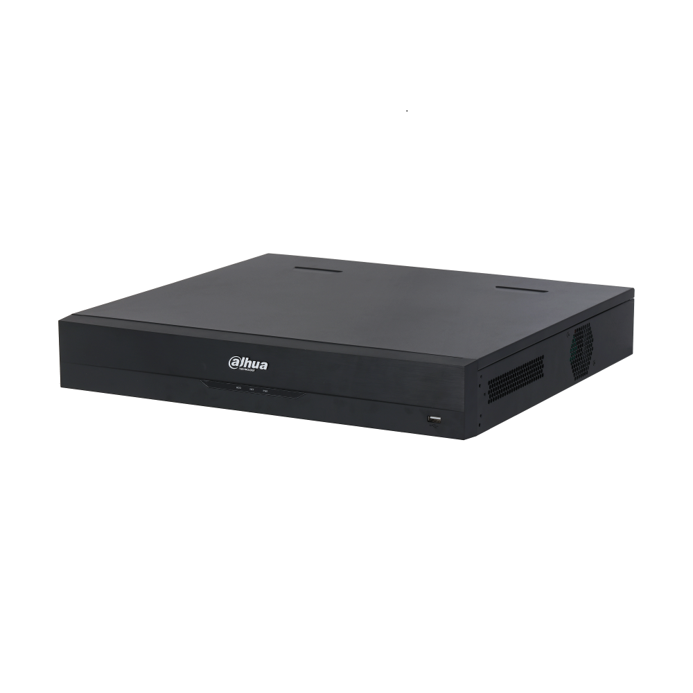 DHI-NVR4416-16P-EI Видеорегистратор IP 16-ти канальный с ИИ с PoE Входящий поток на запись: до 256Мбит/с; Запись : разрешение до 16Мп; HDD: 4 SATA до 16Тб каждый; декодирование: 2-кн@16Мп(25к\с), 16-кн@2Мп(25к\с); Видеовыходы: 1 HDMI, 1 VGA; Сеть: 1 порт 1000Mb; 16 RJ45 100Мбит/с (16 PoE/PoE+, до 150Вт); USB:1 порт 2.0, 1 порт 3.0; Аудио вх. вых 1/1 для дуплексной связи; Трев. вх. вых. 16/4; P2P, ONVIF; Поддержка: iOS, Android, Windows Phone; Питание: AC220В, 50Гц; видеоаналитика: 1кн детектор лиц и распознавание лиц (12лиц/с), 2кн охрана периметра, IVS, 4кн SMD; видеоаналитика с камер: 8кн детектор лиц и распознавание лиц, 8кн SMD, 4кн распознавание номеров ТС, тепловая карта, подсчет людей, интеллектуальный поиск.
