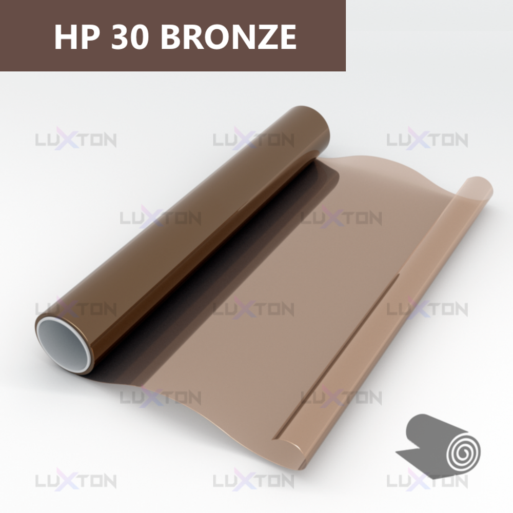 Пленка солнцезащитная тонировочная HP BRONZE 30 LUXTON, (рулон)