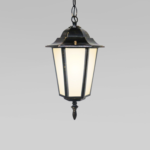 Уличный подвесной светильник IP44 GL 1004H черное золото