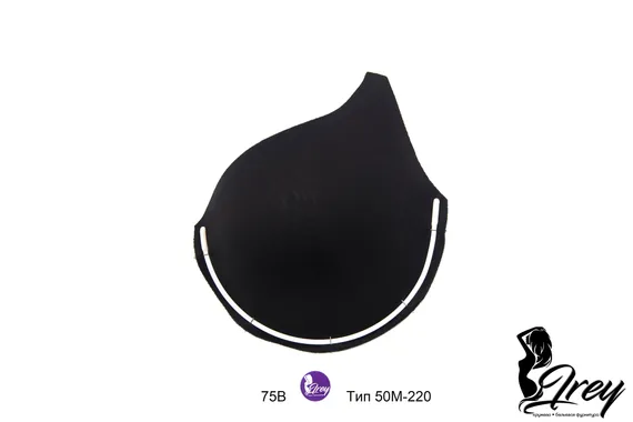 Чашки спейсер АМ-01, 75В-80А-70С-65D, черный 170