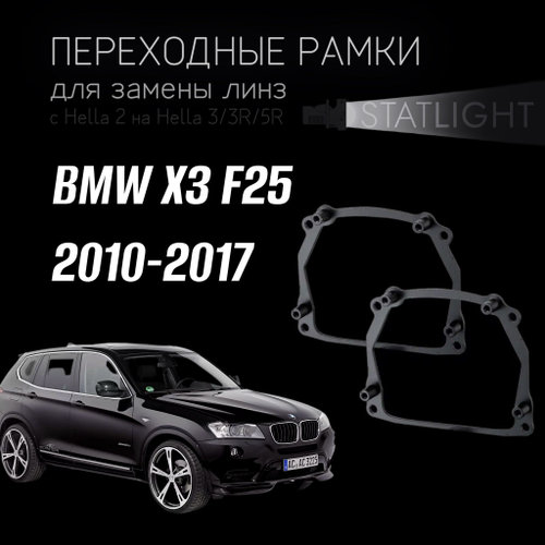 Переходные рамки для замены линз на BMW X3 F25 2010-2014/2014-2017 c AFS