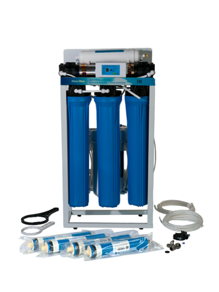Система обратного осмоса NatureWater с насосом NW-ROC4-400GPD (ДО 1550л / сут) NatureWater