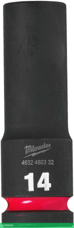 Головка ударная Milwaukee Shockwave 1/2" 14мм (4932480332)