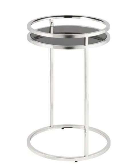 Журнальный столик Gest Ø41х60 см, серебро