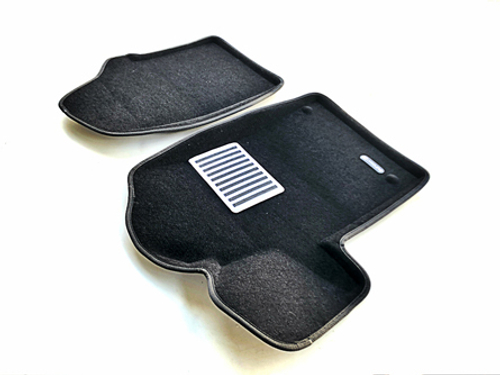 Коврики салона для MERCEDES W447 (V-Class) (2014-) Euromat 3D Lux черные. Арт. EM3D-003500