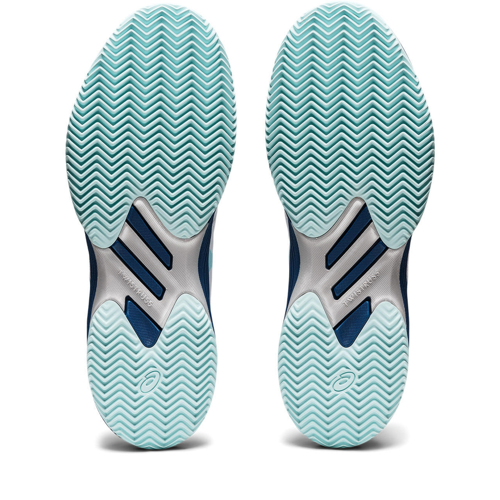 Женские Кроссовки теннисные Asics Solution Swift FF Clay W - white/clear blue