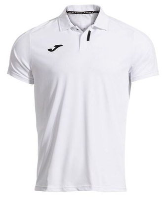 Мужское теннисное поло Joma Challenge Short Sleeve Polo - белый