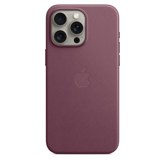 Apple FineWoven Case with MagSafe iPhone 15 Pro Max Mulberry (Розовый)