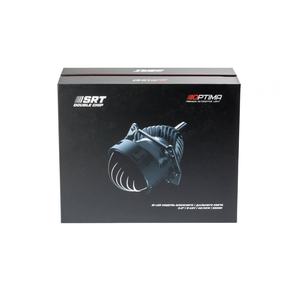Optima Bi-LED Lens SRT Double Chip 3.0" 5500К 12V