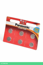 Батарейка Panasonic Lithium CR2032 BL6 (CR-2032EL/6BW)
